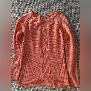 Big girls Coral Sweater